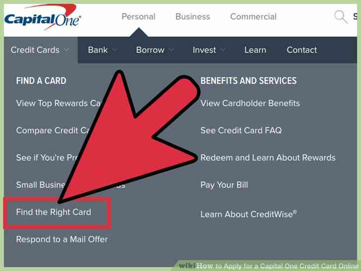 Image intitulée Appliquer pour un Capital One Carte de Crédit en Ligne l